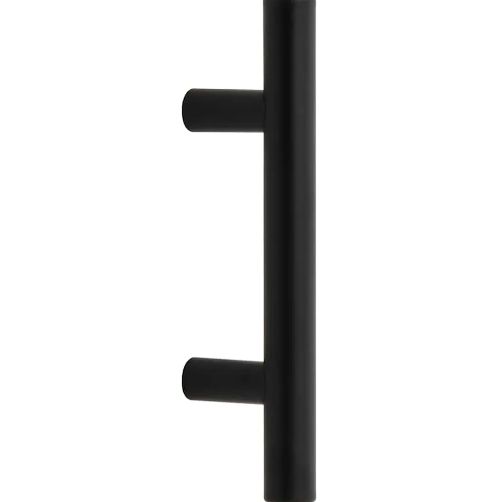 vidaXL Handvatten 10 st hartafstand 64 mm totale lengte 100 mm zwart