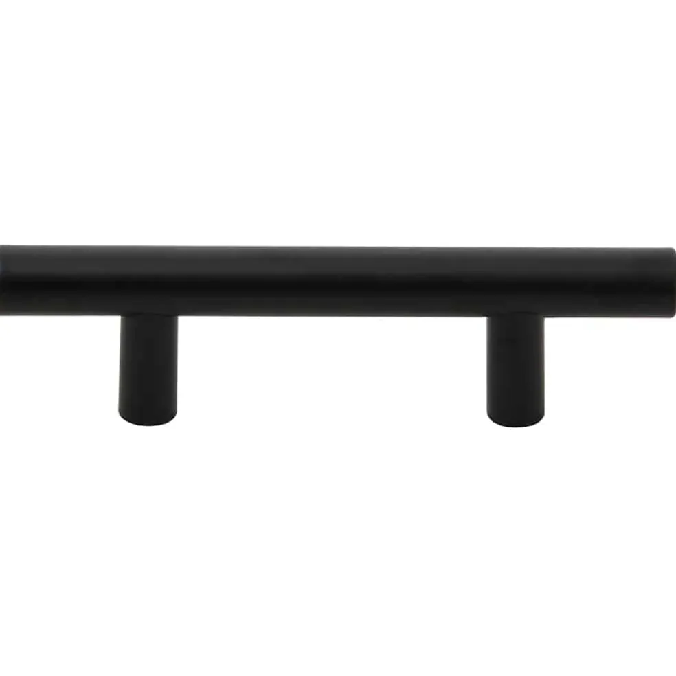vidaXL Handvatten 10 st hartafstand 64 mm totale lengte 100 mm zwart