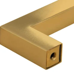 vidaXL Handvatten 10 st 64 mm roestvrij staal goudkleurig