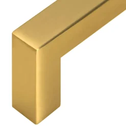 vidaXL Handvatten 10 st 64 mm roestvrij staal goudkleurig