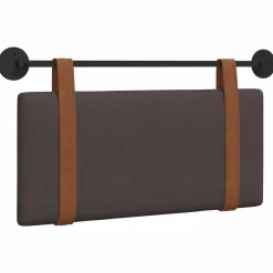 vidaXL Hangend hoofdbord Donkerbruin Antiek PU
