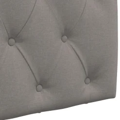 vidaXL Hangend hoofdbord Taupe Stof