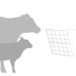vidaXL Hangend Hooi Feeder Olijfgroen 61 x 33 x 66 cm 5 kg