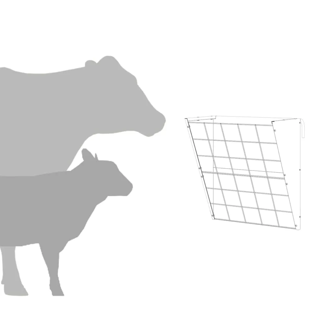 vidaXL Hangend Hooi Feeder Olijfgroen 61 x 33 x 66 cm 5 kg
