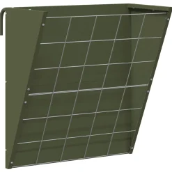 vidaXL Hangend Hooi Feeder Olijfgroen 61 x 33 x 66 cm 5 kg