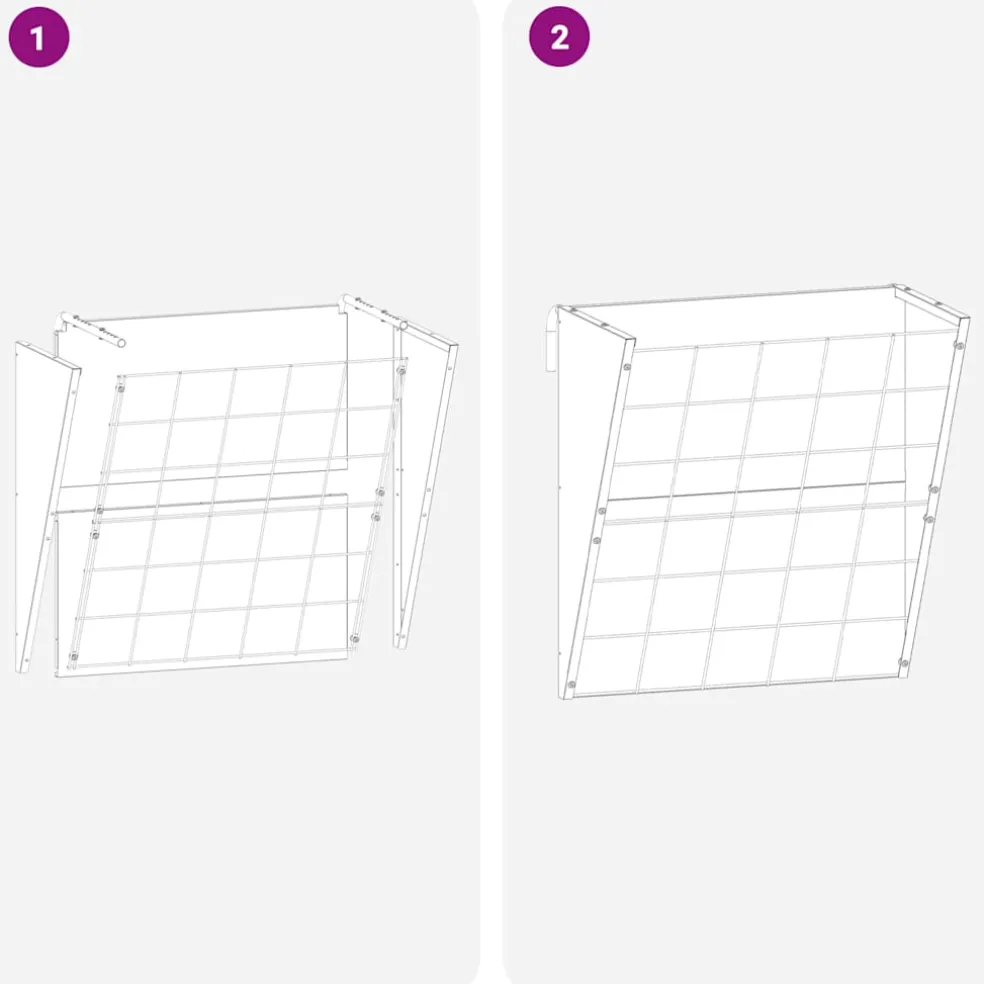 vidaXL Hangend Hooi Feeder Olijfgroen 61 x 33 x 66 cm 5 kg
