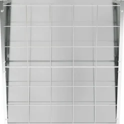 vidaXL Hangend Hooi Feeder zilver 61 x 33 x 66 cm 5 kg