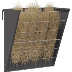 vidaXL Hangend Hooi Feeder Zwart 61 x 33 x 66 cm 5 kg