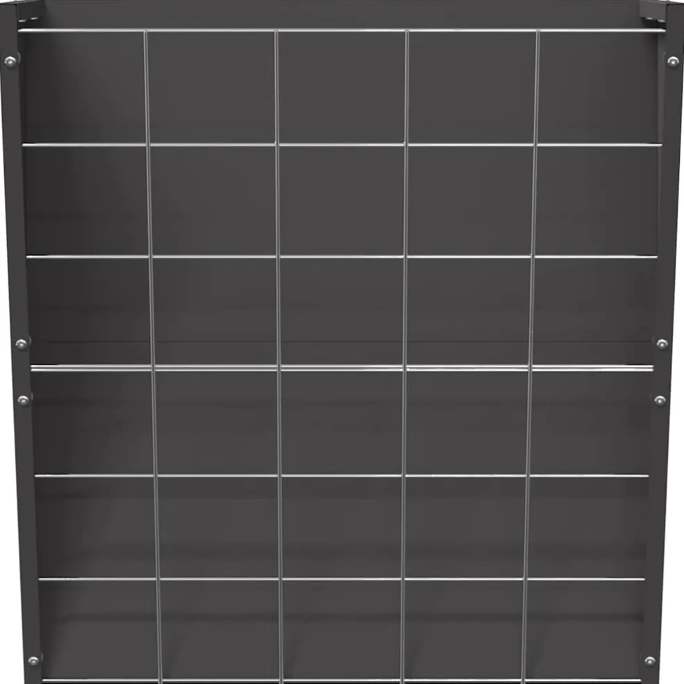 vidaXL Hangend Hooi Feeder Zwart 61 x 33 x 66 cm 5 kg