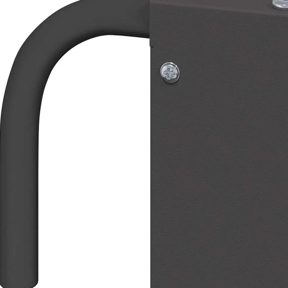 vidaXL Hangend Hooi Feeder Zwart 61 x 33 x 66 cm 5 kg