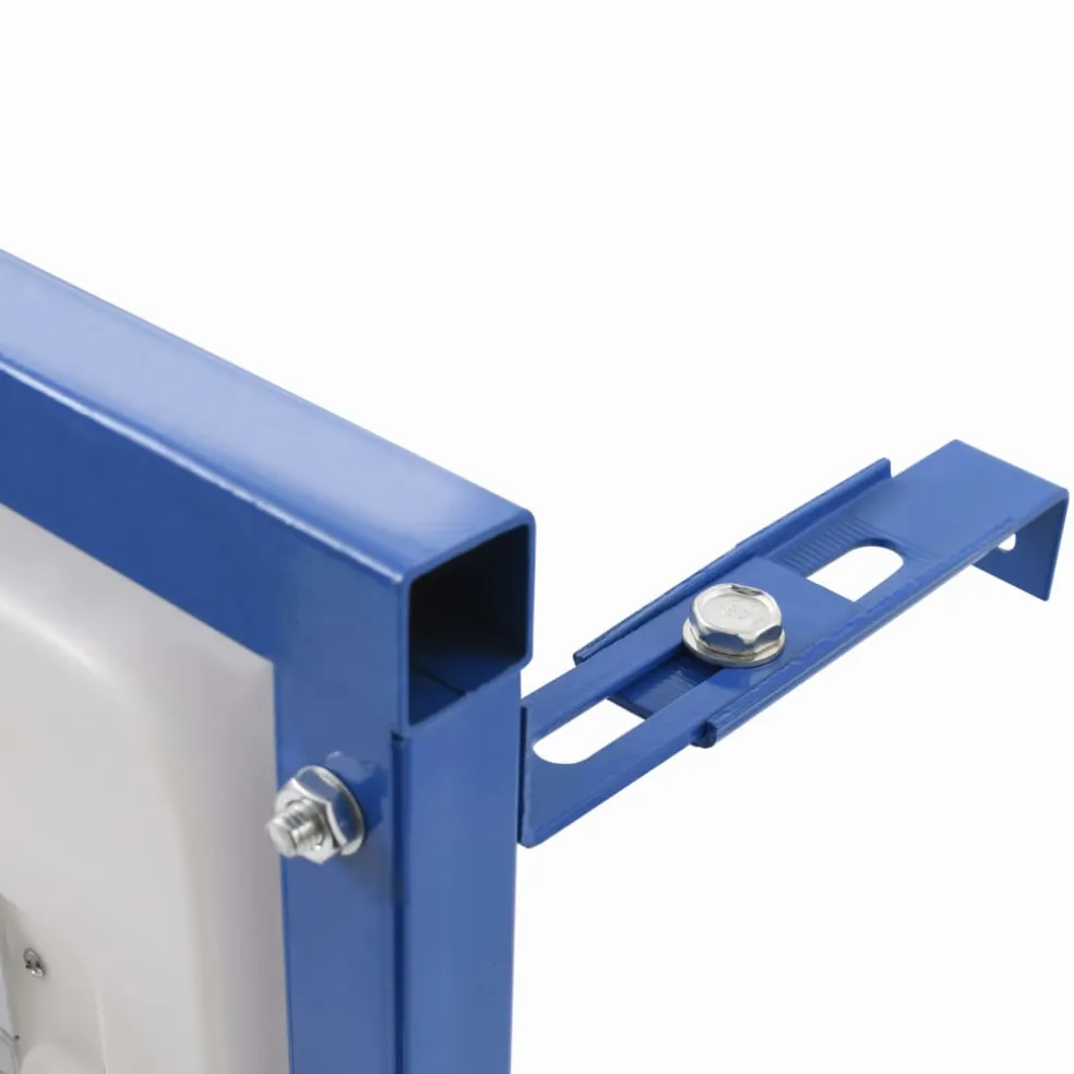 vidaXL Hangend toilet met verborgen stortbak keramiek zwart