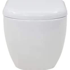 vidaXL Hangend toilet met verborgen stortbak keramiek wit