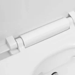 vidaXL Hangend toilet randloos met bidetfunctie keramiek wit