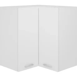 vidaXL Hanghoekkast Lyon 57x57x60 cm bewerkt hout wit
