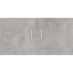 vidaXL Hangkast 80x39x40 cm bewerkt hout betongrijs