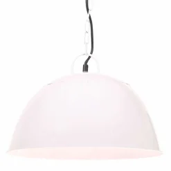 vidaXL Hanglamp industrieel vintage rond 25 W E27 41 cm wit