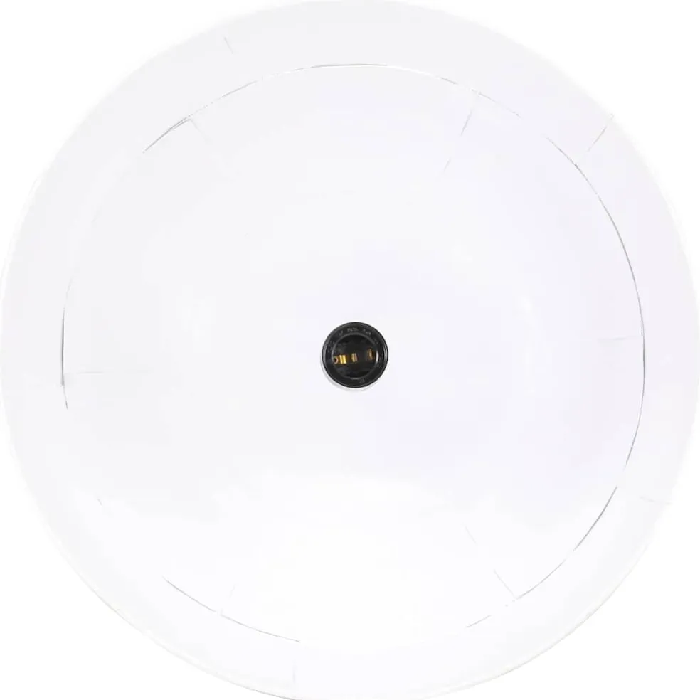 vidaXL Hanglamp industrieel vintage rond 25 W E27 41 cm wit