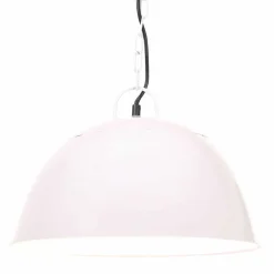 vidaXL Hanglamp industrieel vintage rond 25 W E27 41 cm wit