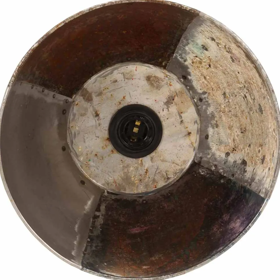 vidaXL Hanglamp industrieel rond 25 W E27 28,5 cm meerkleurig