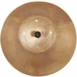 vidaXL Hanglamp industrieel rond 25 W E27 42 cm messingkleurig