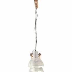 vidaXL Hanglamp industrieel 25 W E27 109 cm zilverkleurig