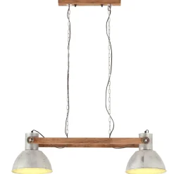 vidaXL Hanglamp industrieel 25 W E27 109 cm zilverkleurig