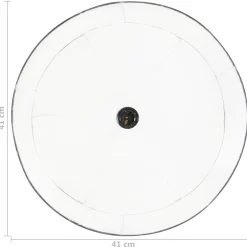 vidaXL Hanglamp industrieel vintage rond 25 W E27 41 cm zwart