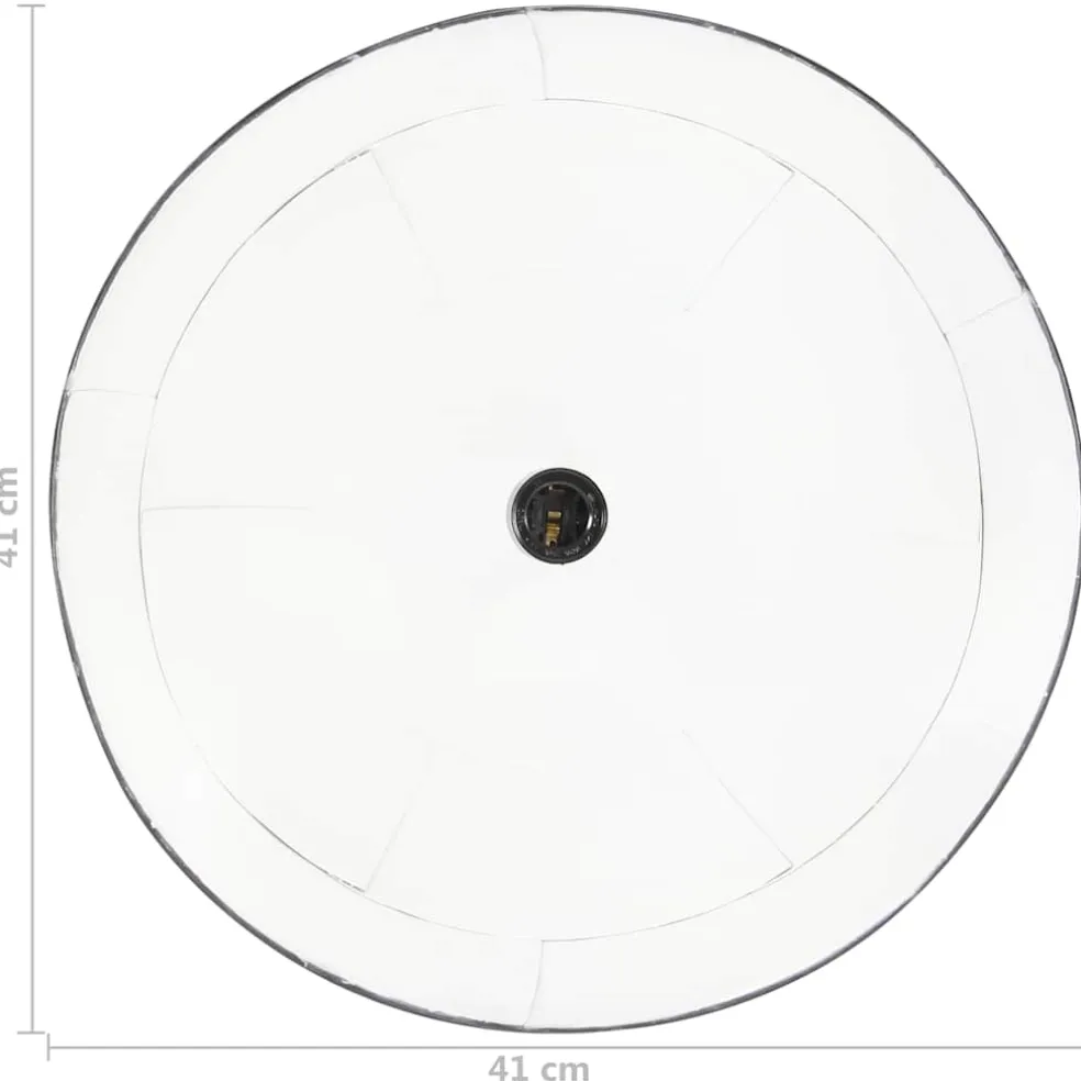 vidaXL Hanglamp industrieel vintage rond 25 W E27 41 cm zwart