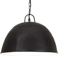 vidaXL Hanglamp industrieel vintage rond 25 W E27 41 cm zwart