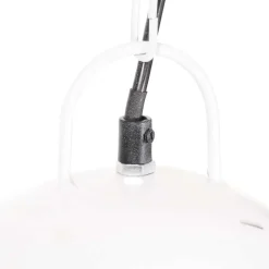 vidaXL Hanglamp industrieel rond 25 W E27 42 cm wit