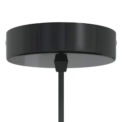 vidaXL Hanglamp in hoogte verstelbaar E27 Ø22 cm metaal glanzend groen