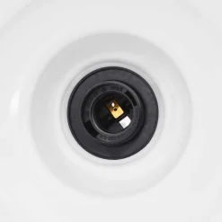vidaXL Hanglamp in hoogte verstelbaar E27 Ø31 cm metaal glanzend wit