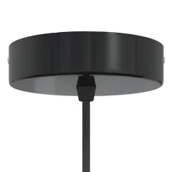 vidaXL Hanglamp in hoogte verstelbaar E27 Ø31 cm metaal glanzend wit