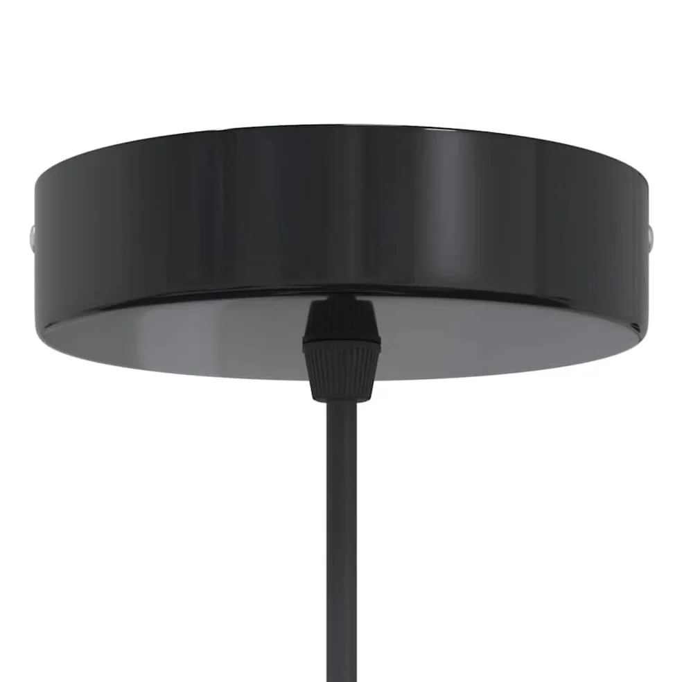 vidaXL Hanglamp in hoogte verstelbaar E27 Ø31 cm metaal glanzend wit