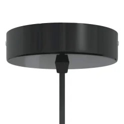 vidaXL Hanglamp in hoogte verstelbaar E27 Ø22 cm metaal glanzend wit
