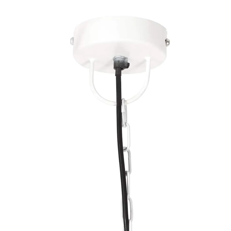 vidaXL Hanglamp rond 25 W E27 48 cm wit
