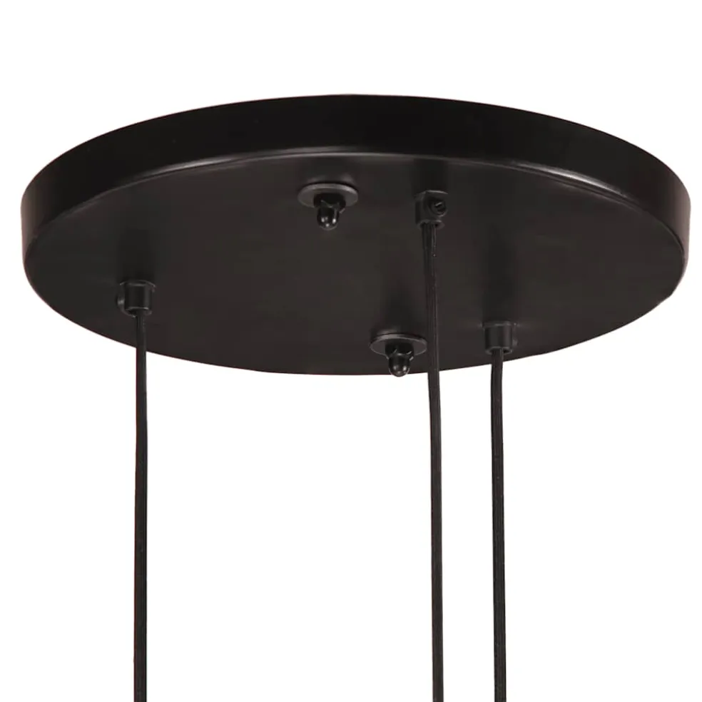 vidaXL Hanglamp 25 W E27 30x30x100 cm zwart