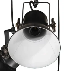 vidaXL Hanglamp 25 W E27 30x30x100 cm zwart