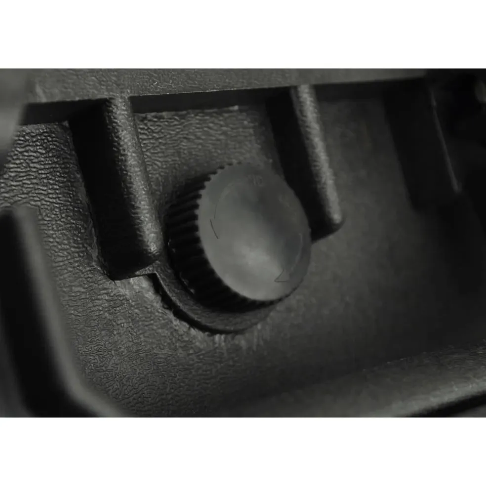 vidaXL Hardcase transportkoffer met schuimvulling zwart