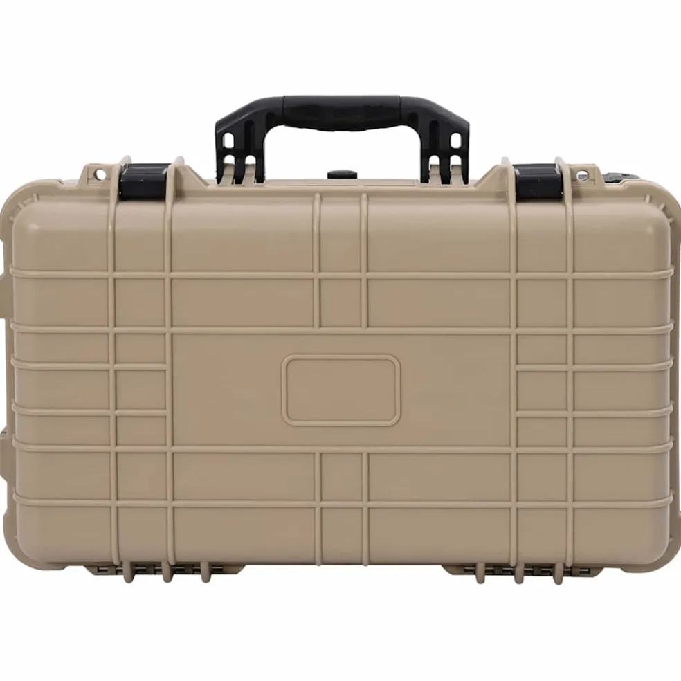 vidaXL Harde bagagekoffer Zand 56 x 35 x 23 cm Polypropyleen en ABS