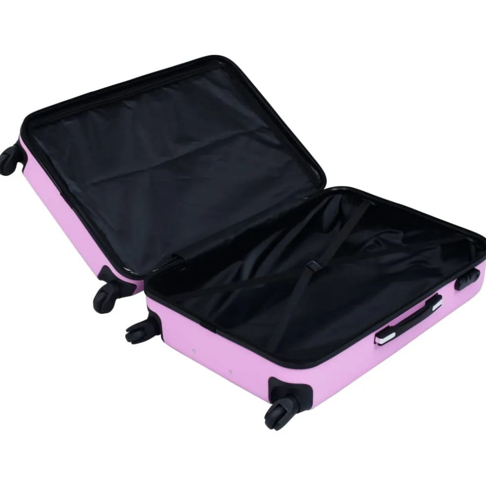 vidaXL Harde koffer ABS roze