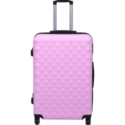 vidaXL Harde koffer ABS roze