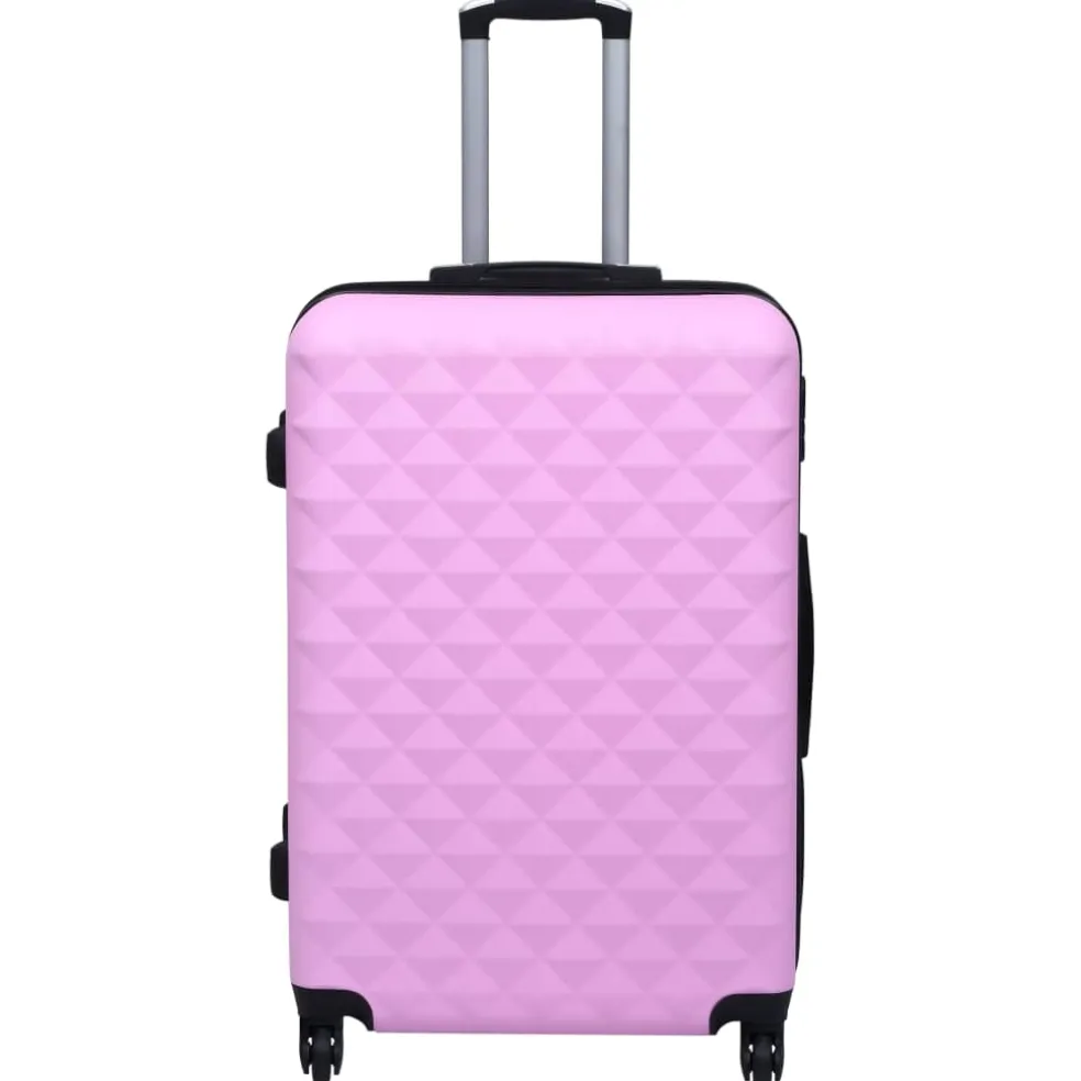 vidaXL Harde koffer ABS roze