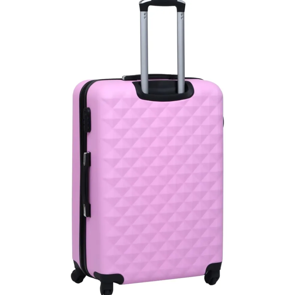 vidaXL Harde koffer ABS roze