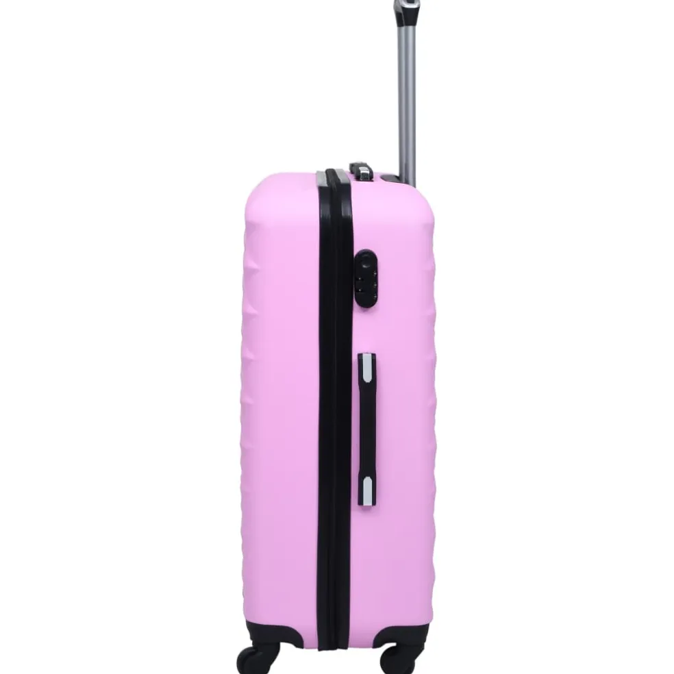 vidaXL Harde koffer ABS roze