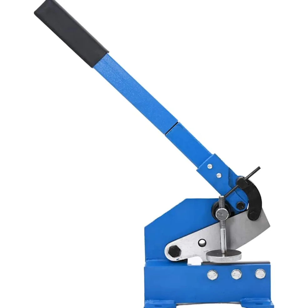 vidaXL Hefboomschaar 125 mm blauw