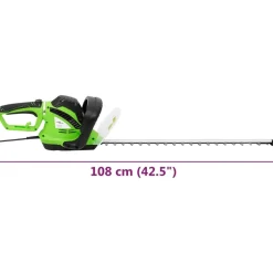 vidaXL Heggenschaar elektrisch 61 cm 750 W