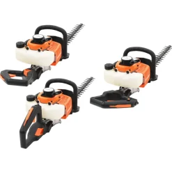 vidaXL Heggenschaar op benzine 722 mm oranje en zwart