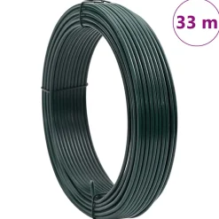 vidaXL Hek binddraad Groen 33 m PVC