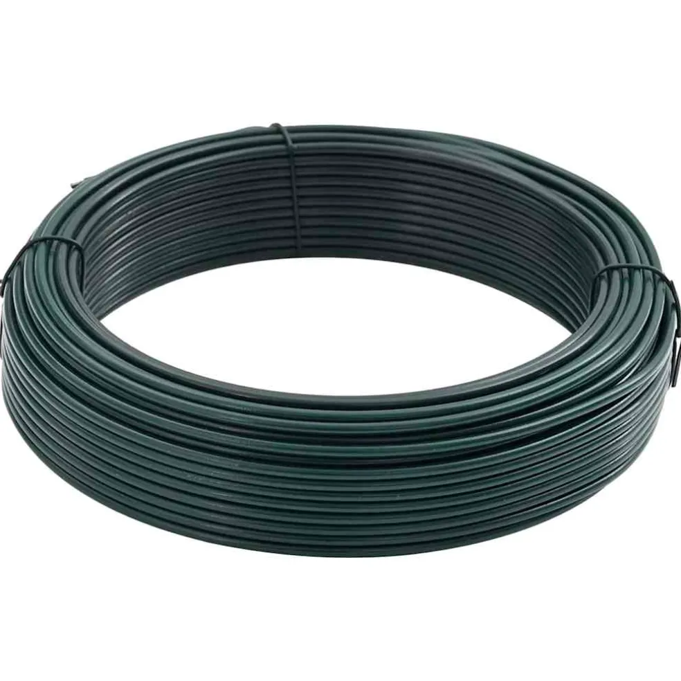 vidaXL Hek binddraad Groen 33 m PVC